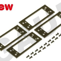 PIASTRA SUPPORTO SERVI EP425 IN CARBONIO x SERVI 38x15,5mm - GUH-204703