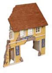 ROVINE CASA CON TETTO     1/24 GIALLA - TAMVS3102405