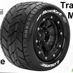 Gomme stradali MFT MT-Rocket Traxxas Maxx 2pz incollate su cerchi - SULR-T3328SB