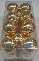 CUBO SFERE 60mm ORO       16pz PLASTICA - YSCU6016O