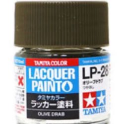 LP-28 OLIVE DRAB 1pz bottiglietta colore a smalto - TAM82128-1PZ