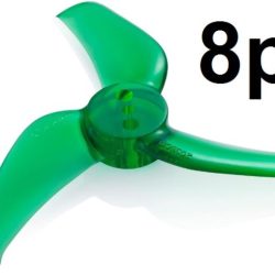 Eliche tripala verdi 2,0x3,5 8pz Azure 2035 per droni fpv race - RBTAZ20350303