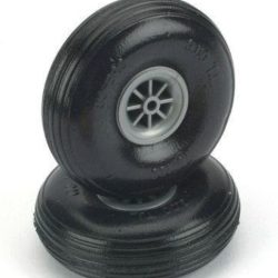 Ruote leggere in gomma 70mm 2pz Dubro - PCH10032