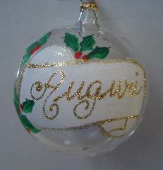 SFERA AUGURI 80 cm         1pz Vetro Soffiato - YSA634