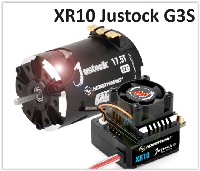 Hobbywing Xerun Combo Justock G3S + 17.5T G2.1 regolatore e motore - GPED38020372