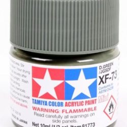 Colore acrilico XF-73 Darkgreen/Jgsdf 1pz da 10ml  opaco - TAM81773-1PZ