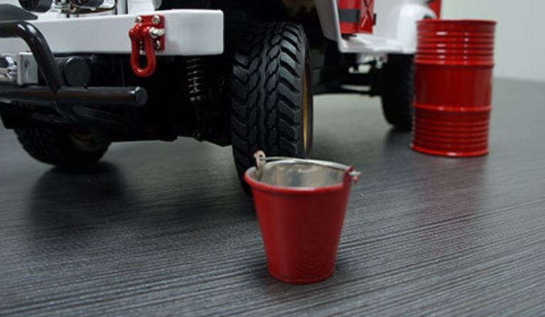 Secchio grande in metallo 1/10 per jeep scaler - GPEDYA-0354 - immagine 3