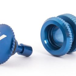 Tappo piccolo blu a pressione per rifornimento carburante in alluminio - PELFD-BLUE