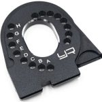 SUPPORTO MOTORE ALLUMINIO TRX4 NERO - GPEDTRX4-014B