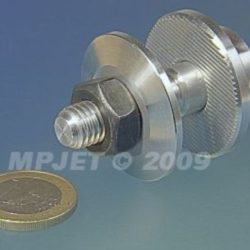 Mozzo porta elica albero 6mm lungo 50mm diametro filettatura 10mm - MPJ4694