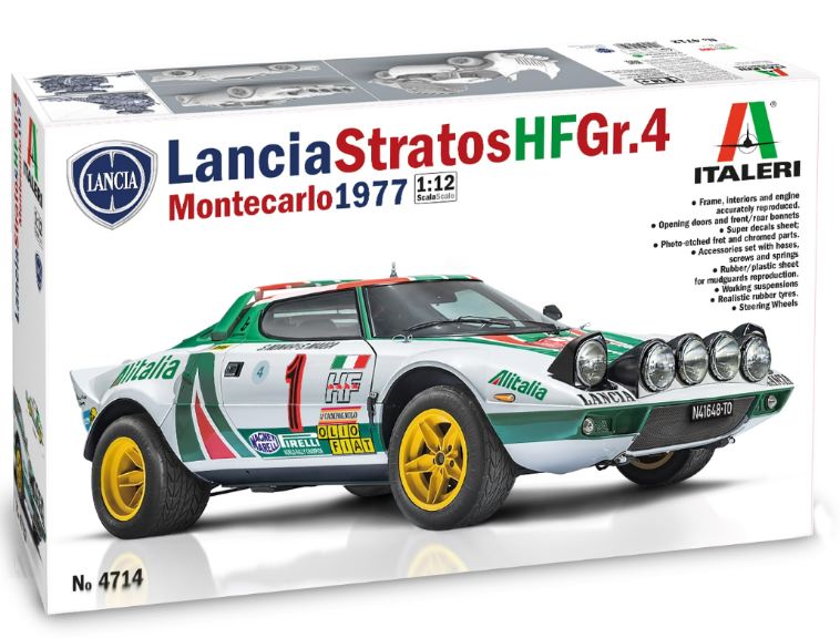 Lancia Stratos HF Gr.4 Montecarlo 1977 1/12 - ITA4714