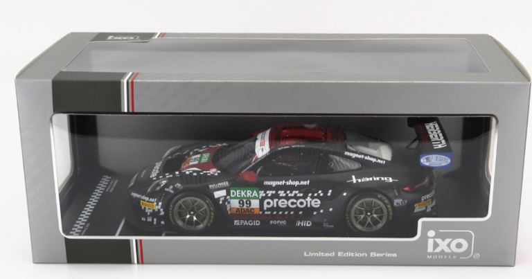 Porsche 911 991-2 GT3 R nera #99 1/18 Precote Herbert Motorsport 2021 - IXOLEGT18056 - immagine 3