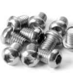 Viti testa bombata 3x4mm in acciaio 10pz - HUD902303