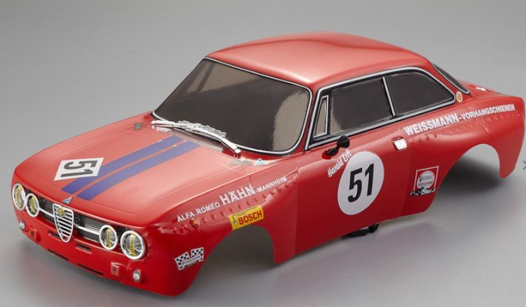 Carrozzeria Alfa Romeo 2000 GTAm verniciata 190mm - RBT-KB48251