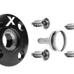 Tappo nero magnetico per rifornimento carburante in alluminio - PELFDM-BLACK