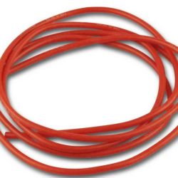 CAVO AL SILICONE ROSSO  0,75mm LUNGO 1mt 18AWG - CND600160