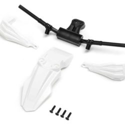 Promoto-SM Paramani e parafango anteriore bianco con manubrio nero - HORLOS-2304