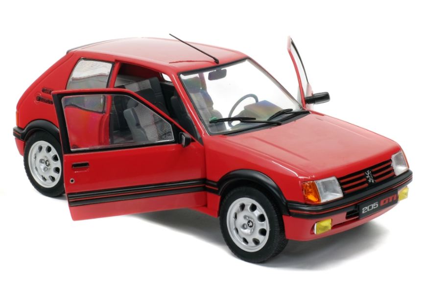 Peugeout 205 GTI 1.9L MK1 1988 1/18 rossa - SOL1801702 - immagine 8