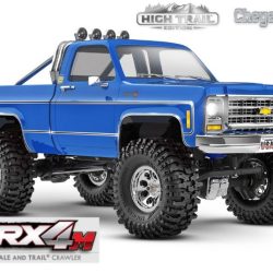 Traxxas Chevrolet K10 blu 1/18 TRX4m High Trail Crawler montata - TXX97064-1BLU