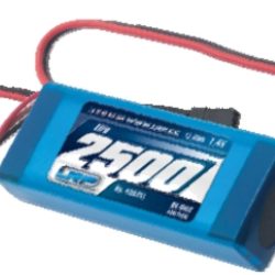 PACCO LiPo RX 7,4v 2500mAh 1x5 84x30x17mm peso 90gr - GPLRP430351