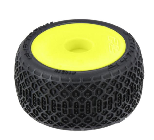 Losi Micro-B Cerchi gialli e gomme Electron 2.0 Buggy 7mm 4pz - HORPRO1031412 - immagine 7