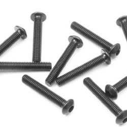 Viti testa a cupola 3x18mm 10pz fissaggio a brugula - HUD902318