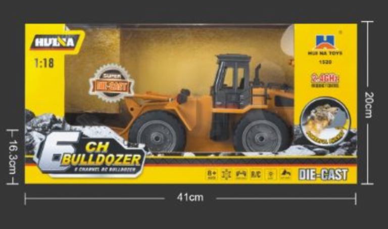 Ruspa con radio a 6 canali 2,4ghz scala 1/30 lunghezza 330mm - RADCH1520 - immagine 3