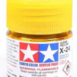 Colore acrilico X-24 Clear Yellow 6pz da 10ml trasparente lucido - TAM81524
