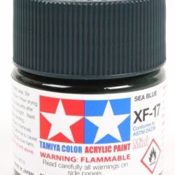 Colore acrilico XF-17 Sea Blue 1pz da 10ml opaco - TAM81717-1PZ