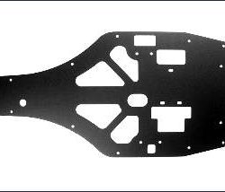 TELAIO INFERIORE         F2004 IN ERGAL ANODIZZATO NERO - KYO-DFT433