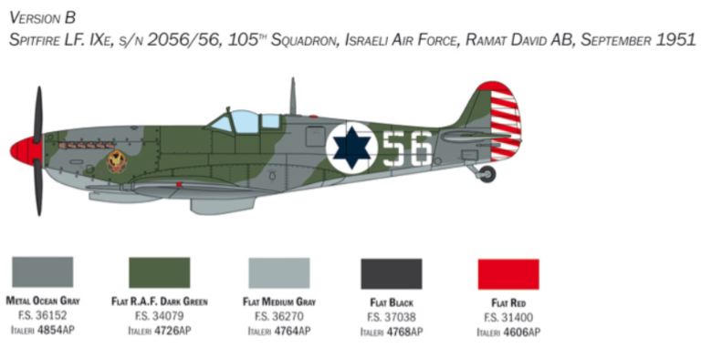 Spitfire MK.IX 1/48 - ITA2804 - immagine 4