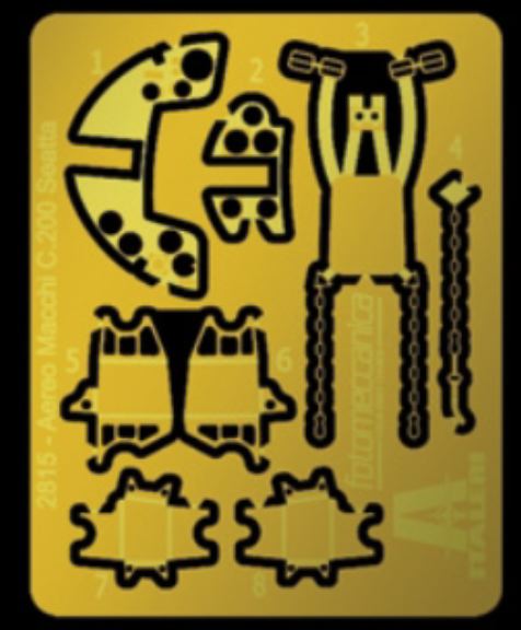 Macchi MC-200 Saetta 1/48 terzo stormo Ciampino 1941 - ITA2815 - immagine 7