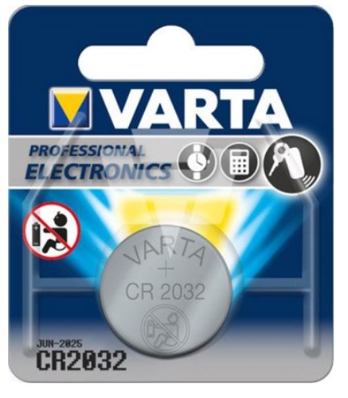 VARTA BATTERIA LITIO CR2032 A BOTTONE 3v 230mAh NON RICAR. - SAN107389