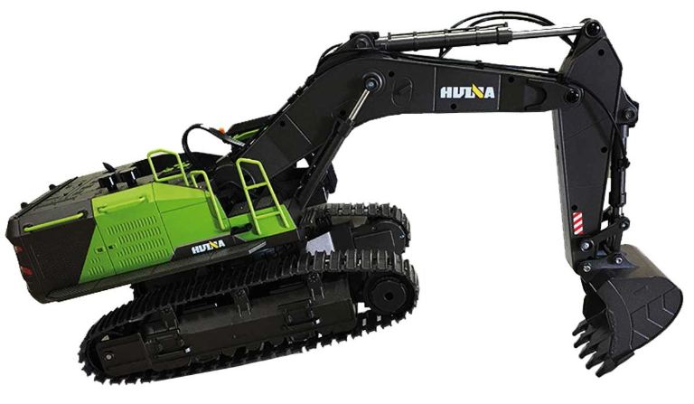 Escavatore verde 1/14 new 2021 con radio - RADCH1593