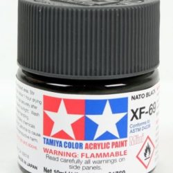 Colore acrilico XF-69 Nato Black 6pz da 10ml  opaco - TAM81769