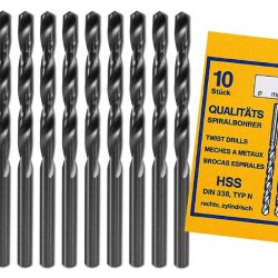 Punte da trapano HSS 0,5mm 10pz - DONHSS05