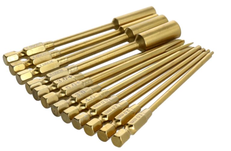 Set 12 chiavi con un impugnatura (brugule, a tubo, a croce ed a taglio) - RBT-RA50326 - immagine 3