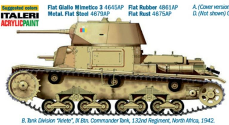 Carro Armato Italiano M14/41 With Italian 1/35 I Serie con soldati - ITA6543 - immagine 3