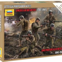 Fanteria Americana WWII 1941-1945 1/72 non necessita di colla - ITAZS6278