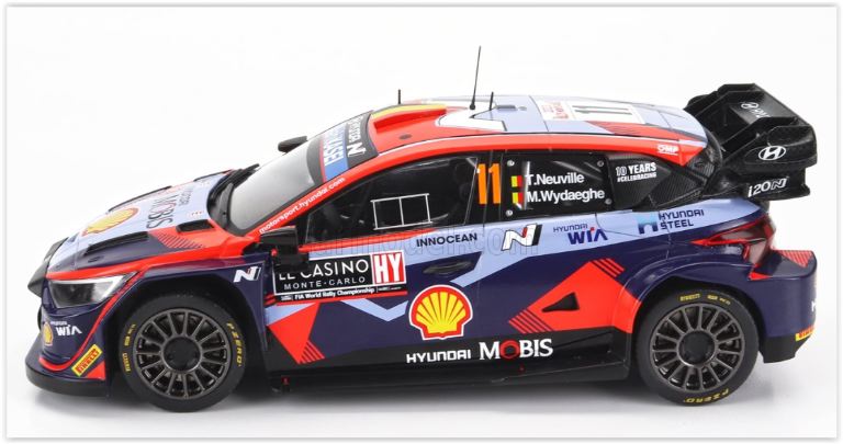 HYUNDAI i20 N RALLY1 1/18 TEAM SHELL MO - IXO18RMC153A - immagine 3
