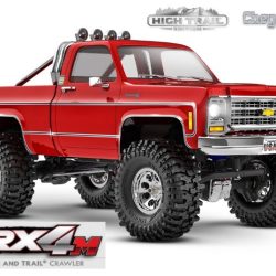 Traxxas Chevrolet K10 rossa 1/18 TRX4m High Trail Crawler montata - TXX97064-1RED