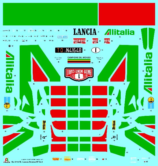 Lancia Stratos HF Gr.4 Montecarlo 1977 1/12 - ITA4714 - immagine 8