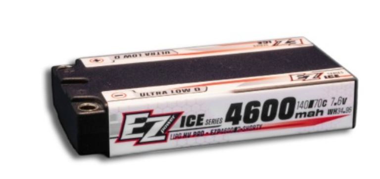 LiPo Shorty 2s 7,4v 4600m ULCG 140/70C ice series 155gr 95,5×46,5×18,3mm – TXXEZP4600-2S