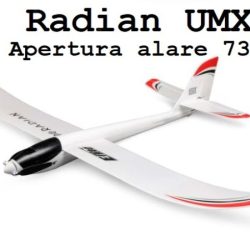 UMX Radian BNF Basic con SAFE ed AS3X apertura alare 730mm - HOREFLU2950