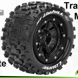 Gomme MT-Uphill per Traxxas Maxx 2pz incollate su cerchi - SULR-T3330SB