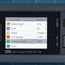 Caricabatterie ToolkitRC M8P 20A 600W 1-8s alimentazione da 7 a 35v - RBT-TK12800