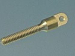 Tiranti filetati M3 con occhiello in ottone 10pz - MPJ2061BR