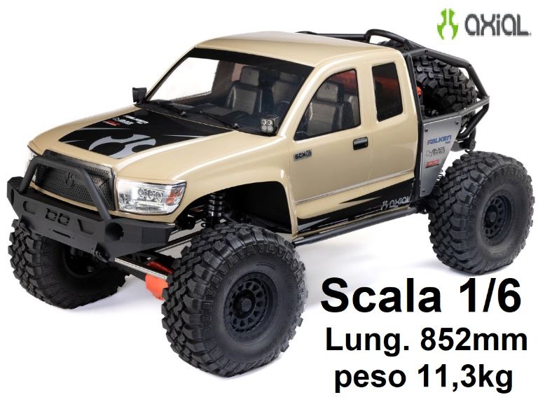SCX6 Trail Honcho sabbia 4WD scaler 1/6 - HORAXI05001T2