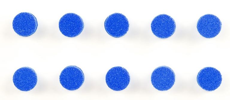 Spugnette blu paraolio per ammortizzaori TRF - TAM53577