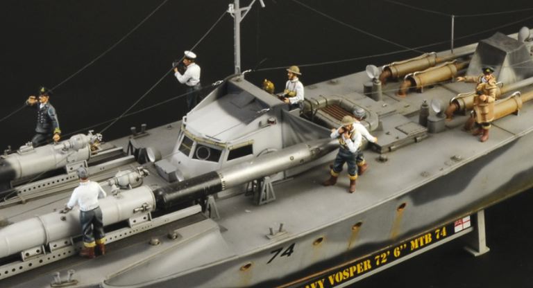 Vosper MTB 74 With Crew 1/35 - ITA5624 - immagine 2